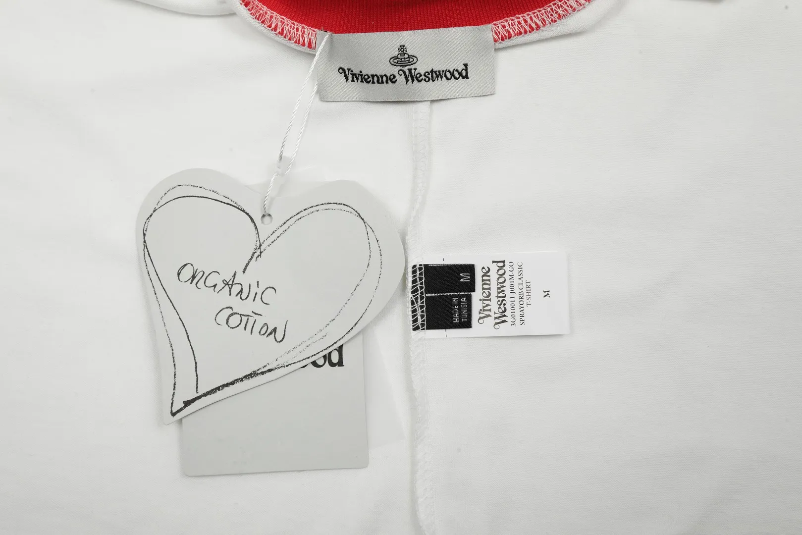 VIVI11vivienne west wood West Queen Vivian Saturn Poker Contrast Color Short Sleeve Size: XS-L Color: Black White